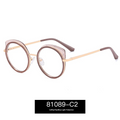 Women's Full-Frame Anti-Blue Light Glasses – Round Frame With UV Protection Eyewear