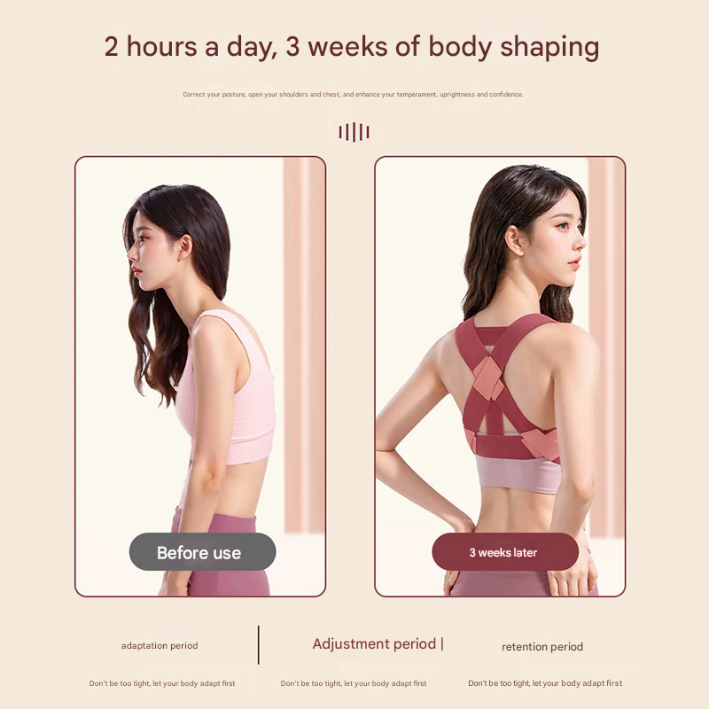 Women’s Invisible Posture Corrector – Back Straightener Belt for Hunchback Support