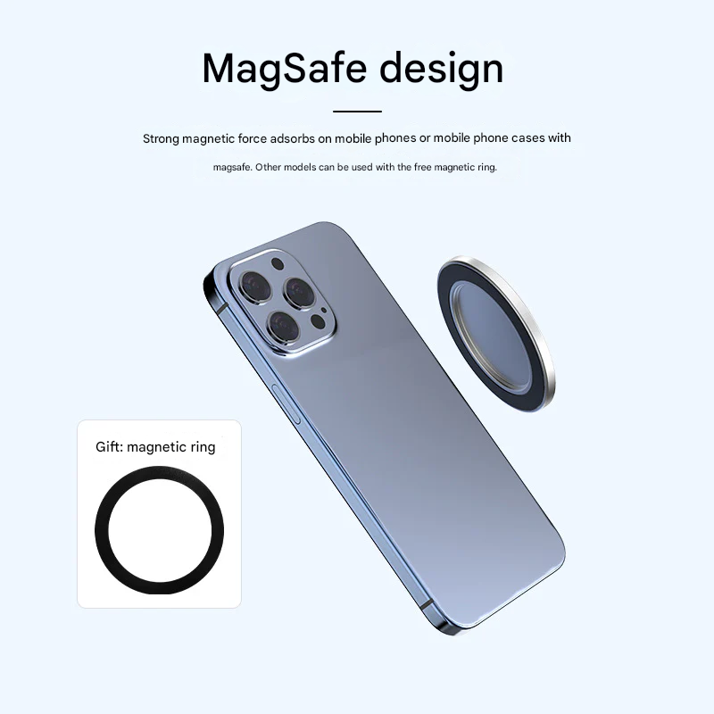 Magnetic Selfie Mirror for Phones – Rear Camera HD Reflective Lens