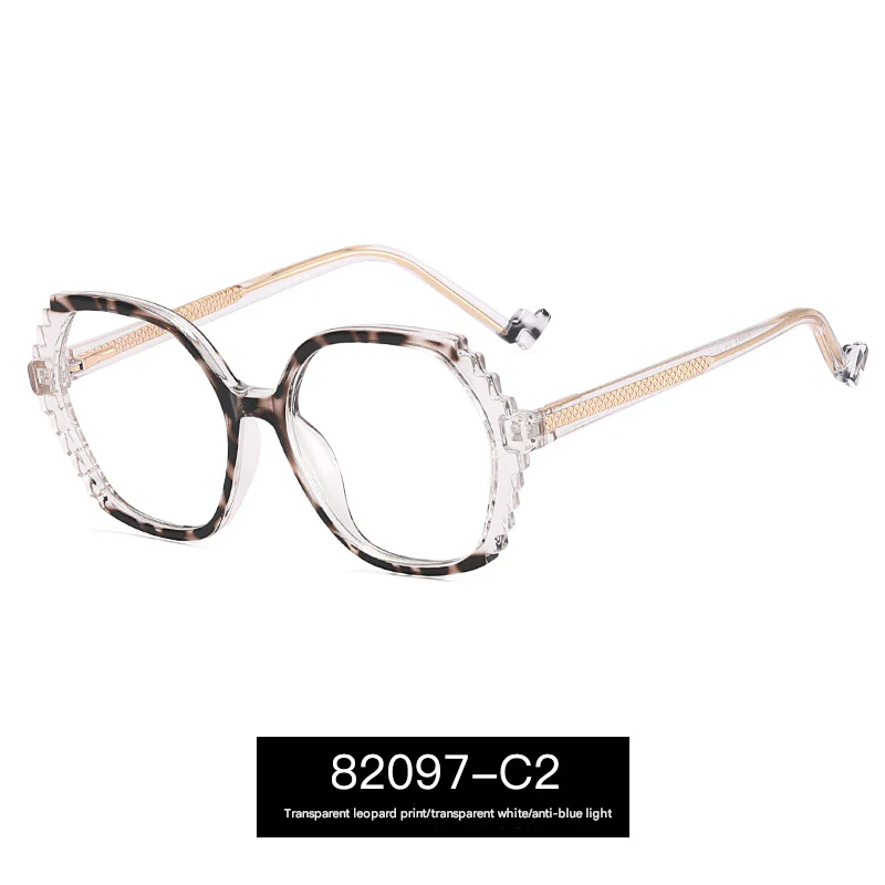 Women’s Oversized Alien Frame Glasses – Anti-Blue Light & UV Protection