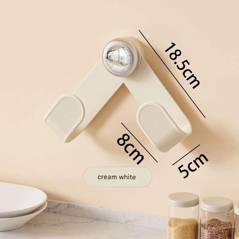 Rotatable Wall-Mounted Pot Lid Holder – Punch-Free Suction Cup Kitchen Rack