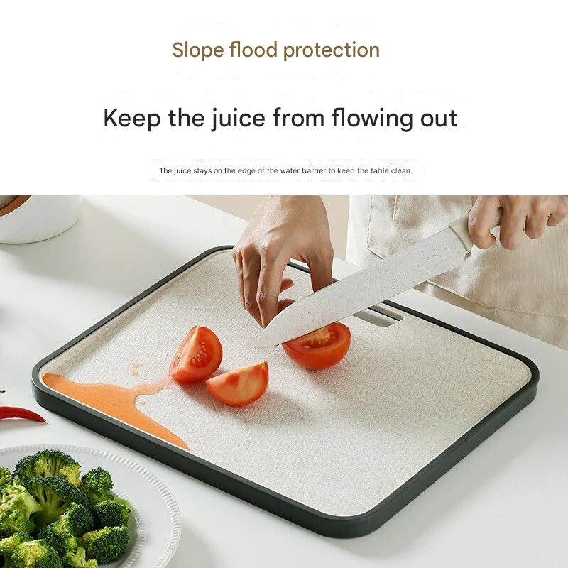 Non-Slip Double-Sided Cutting Board – Antibacterial Plastic Chopping Board