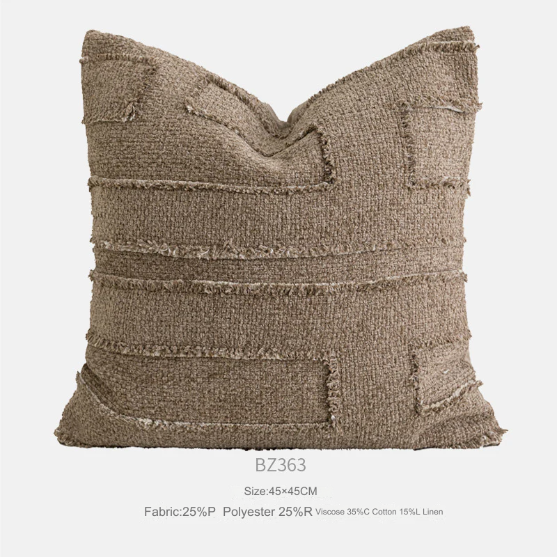 Premium Modern Wabi Style Pillow Cover - Soft Furnishing Cushion for Living Room