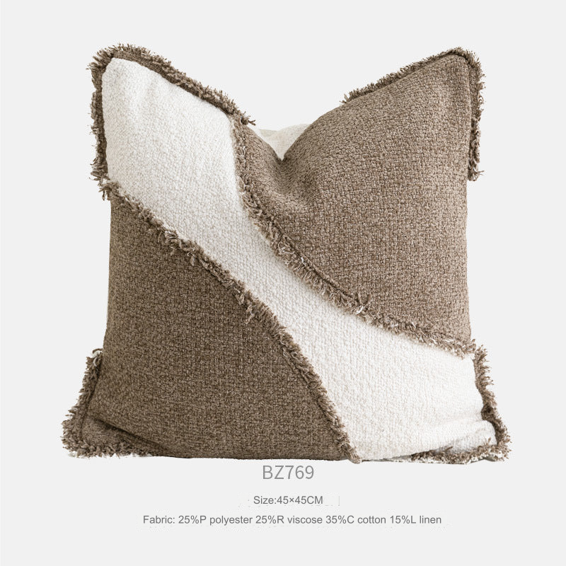 Premium Modern Wabi Style Pillow Cover - Soft Furnishing Cushion for Living Room