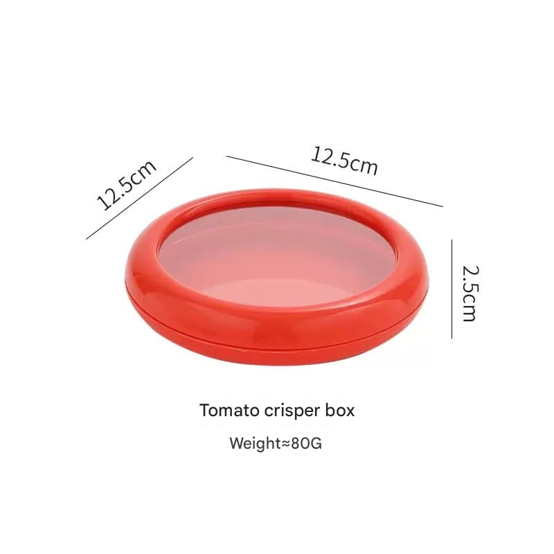 Transparent Fresh-Keeping Box - Refrigerated Fruit & Vegetable Storage with Divider
