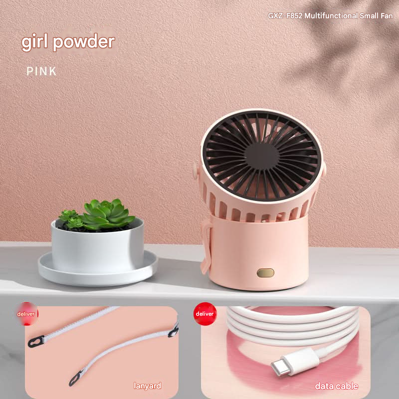 Rechargeable Neck Fan – Ultra-Quiet USB Mini Fan with 3 Speeds