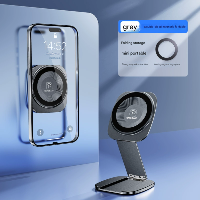 Folding Magnetic Phone Stand – Compact Travel Bracket