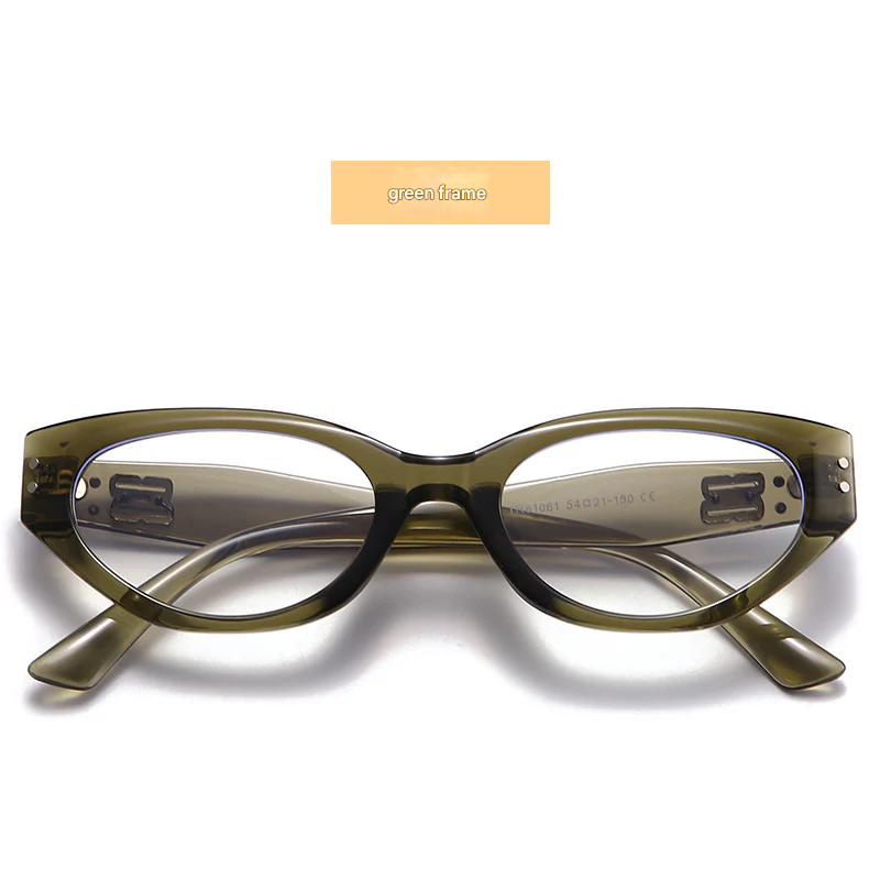 Cat-Eye Anti-Blue Light Glasses – TR90 Butterfly Frames for Small Faces, Myopia-Ready