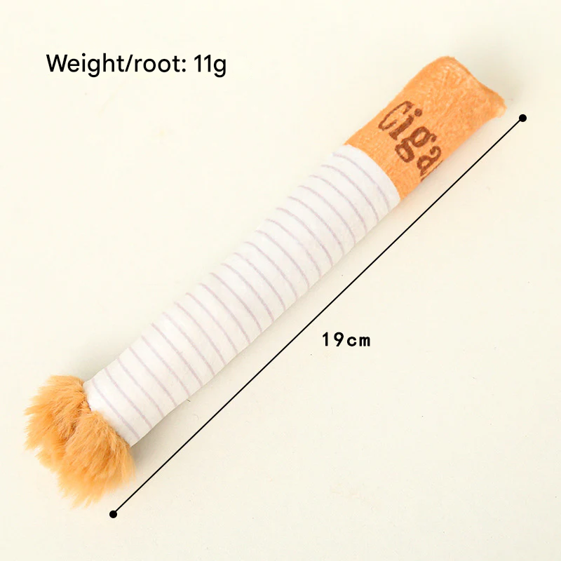 Plush Dog Chew Toy Set – Squeaky Cigarette Box Design, Sound-Making Pet Toys