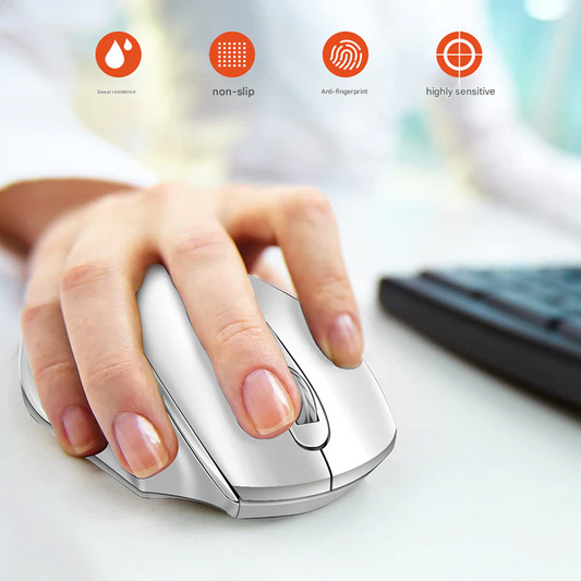 2.4G Wireless Mouse for Laptop & Desktop – USB, 1200 DPI, 6-Button, Battery Powered