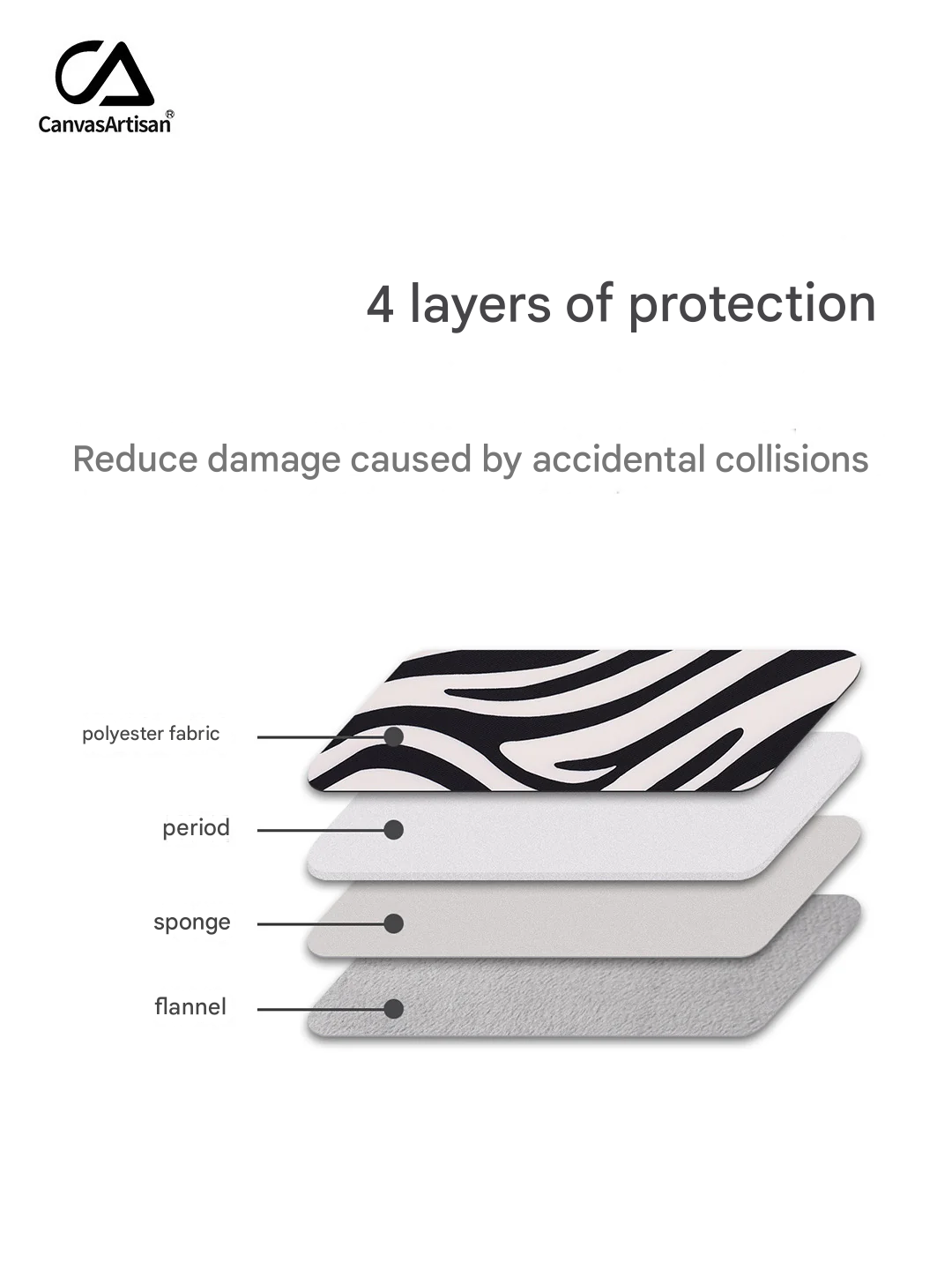 White-Black Zebra Waterproof Laptop Bag – Animal Stripe Sleeve, Shock-Resistant Polyester Cover