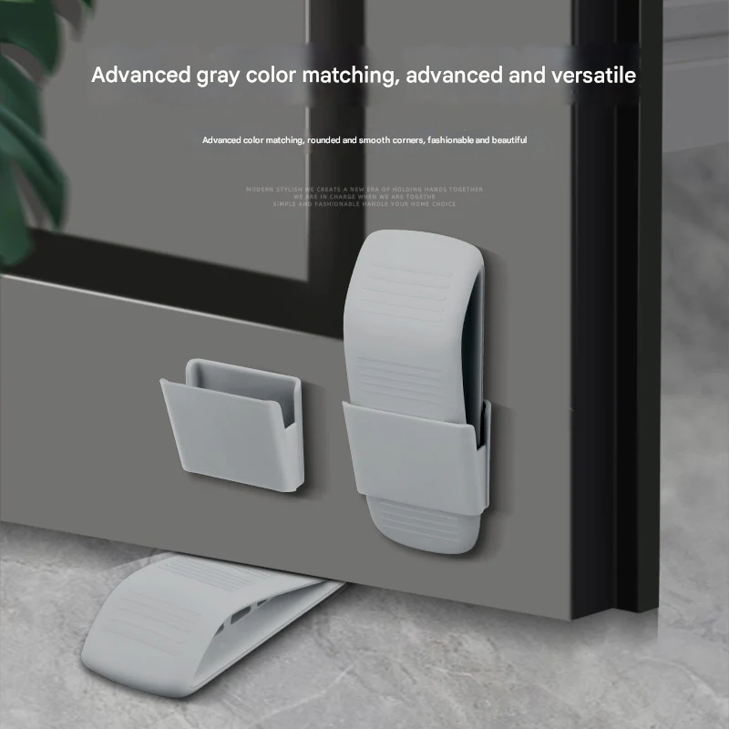 Anti-Theft Portable Door Stopper – Non-Slip, Windproof, Punch-Free for Home Security