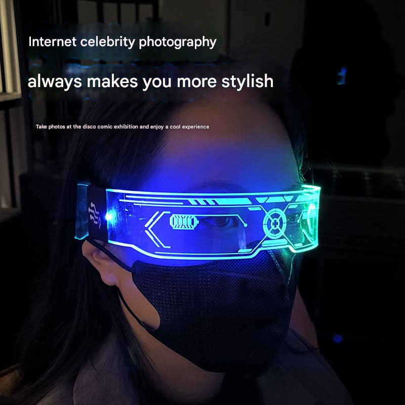 Colorful LED Luminous Party Glasses