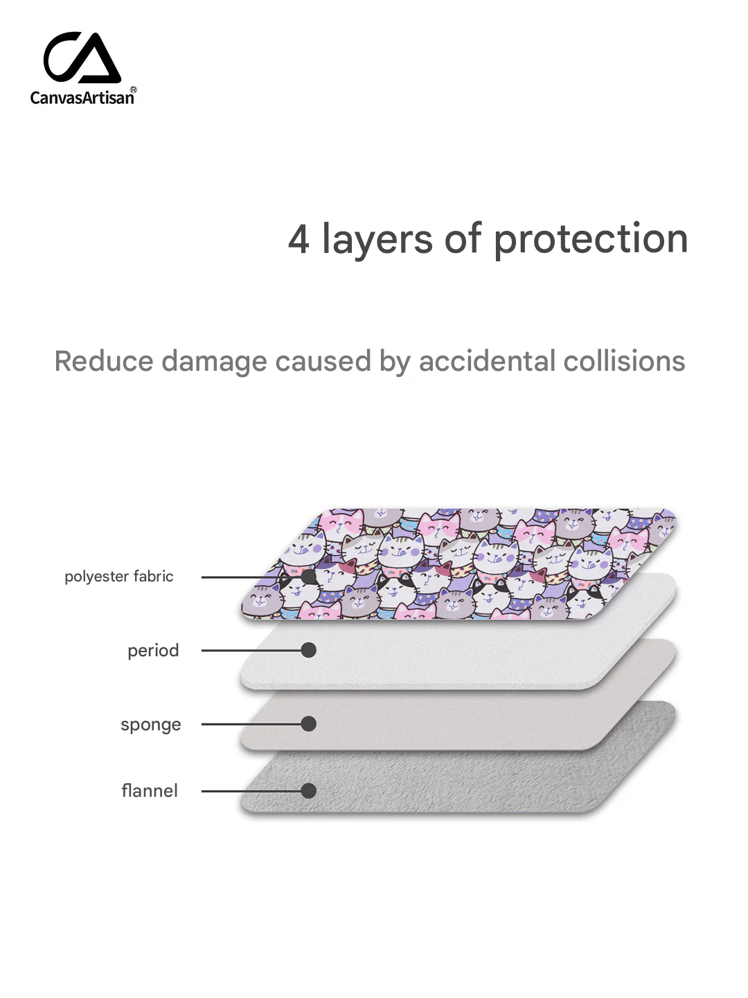Cute Kitty Printer Waterproof Laptop Sleeve – Soft Polyester Case