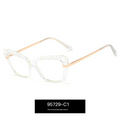 Women’s Anti-Blue Light Computer Glasses – Metal Frame With Flat Lens Eyewear