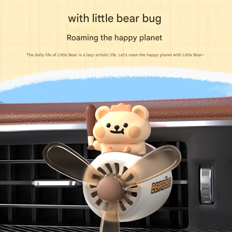 Cartoon Car Air Freshener Clip – Ocean Scent Car Vent Perfume