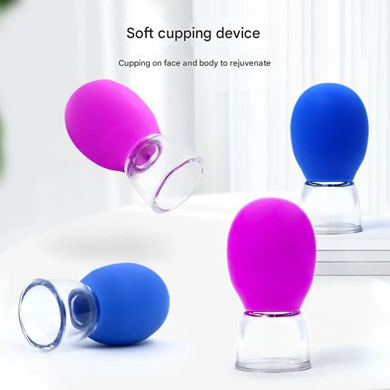 Silicone Facial Cupping Set for Face Lifting – Portable Beauty Tool For Skin Tightening