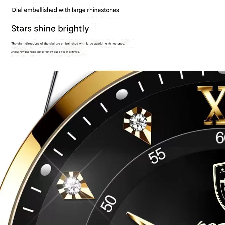 Ultra-Thin Women’s Elegant Stainless Steel Watch with Calendar & Luminous Dial