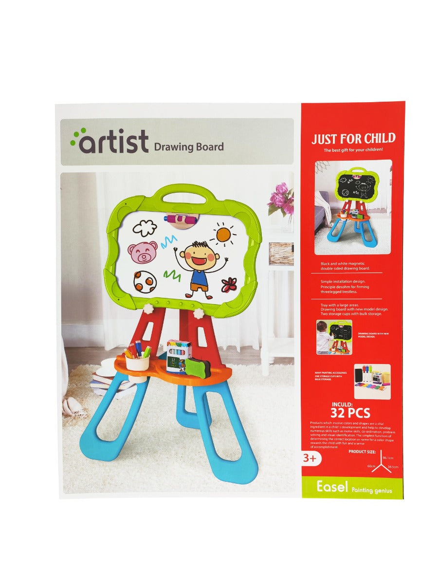 Double Sided Magnetic Artist Drawing Board