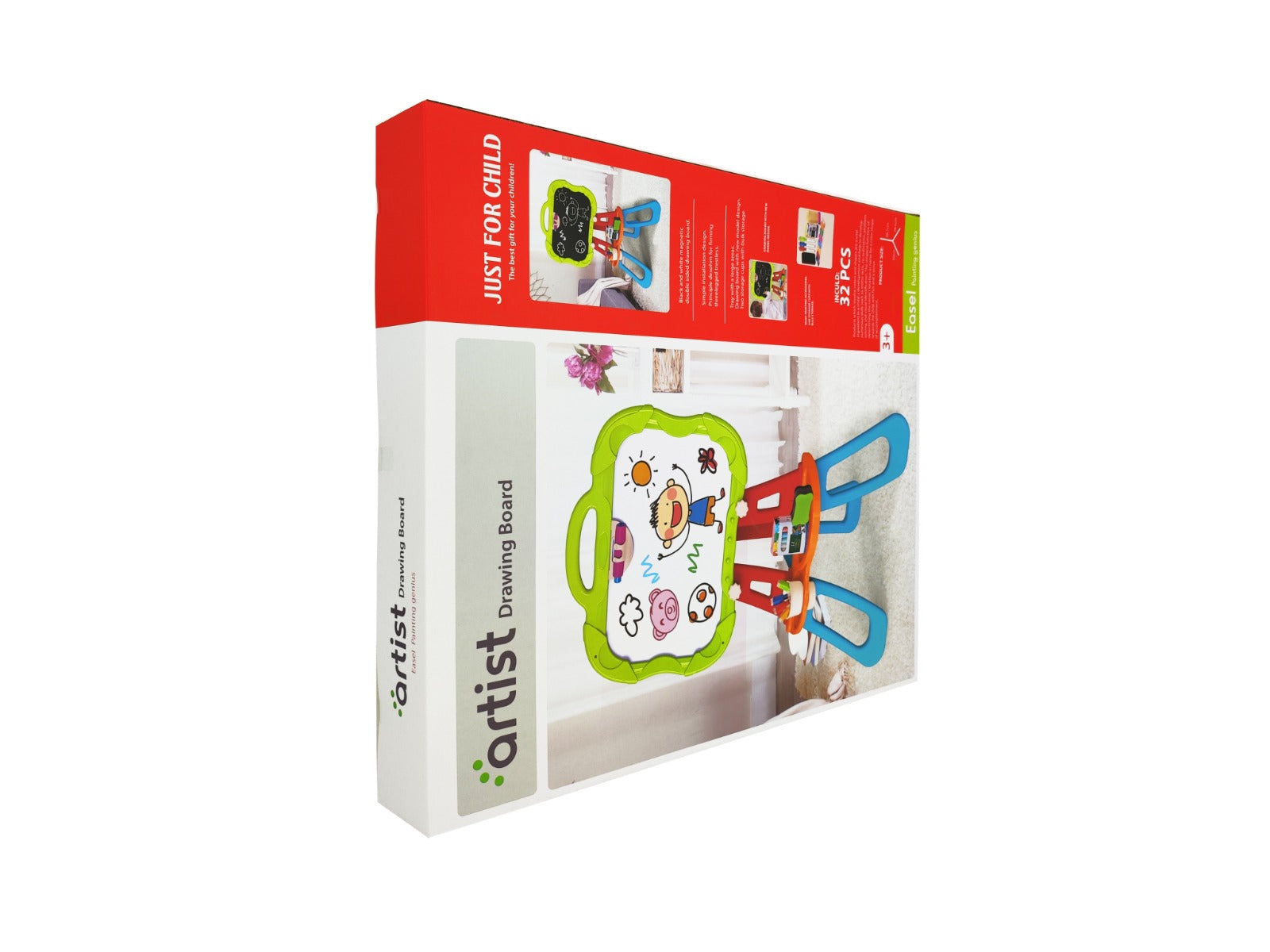 Double Sided Magnetic Artist Drawing Board