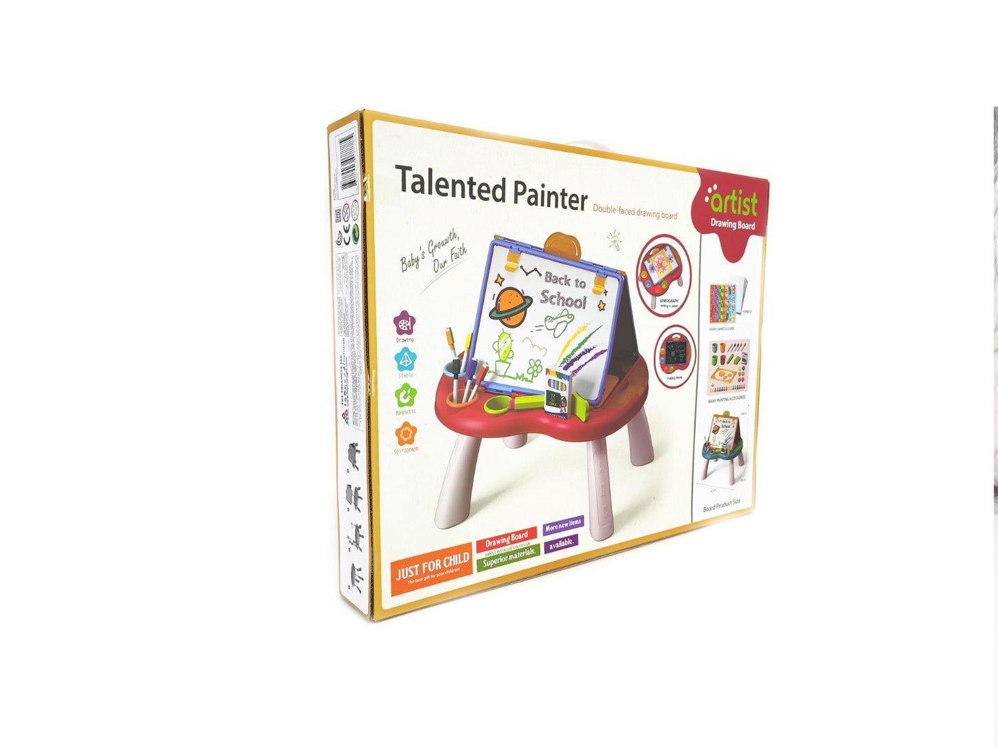 Talented Painter Double Sided Drawing Board 52pcs