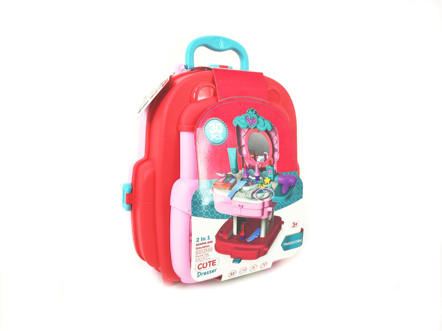 2 in 1 Dress Up Set Backpack Style