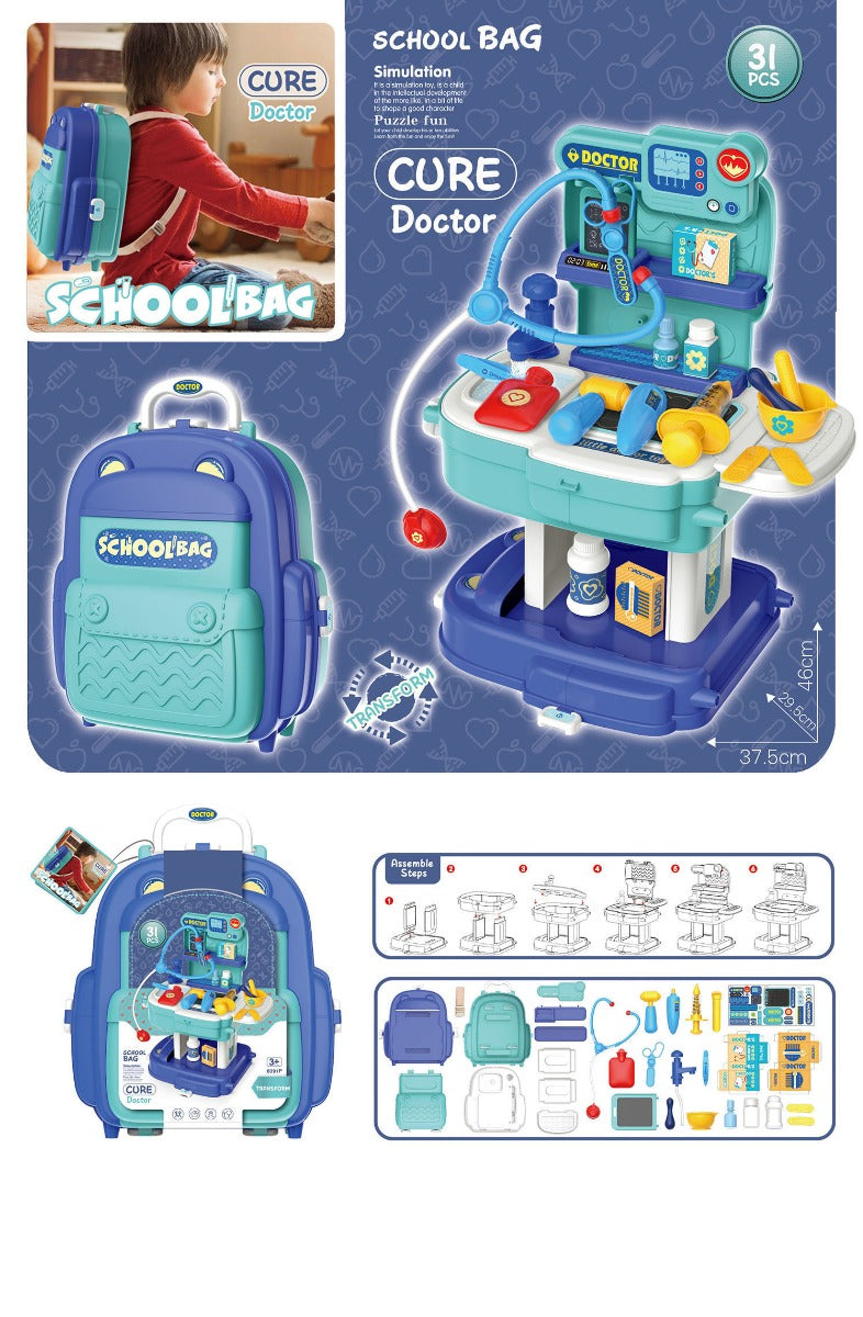 2 in 1 Doctor Set Backpack Style