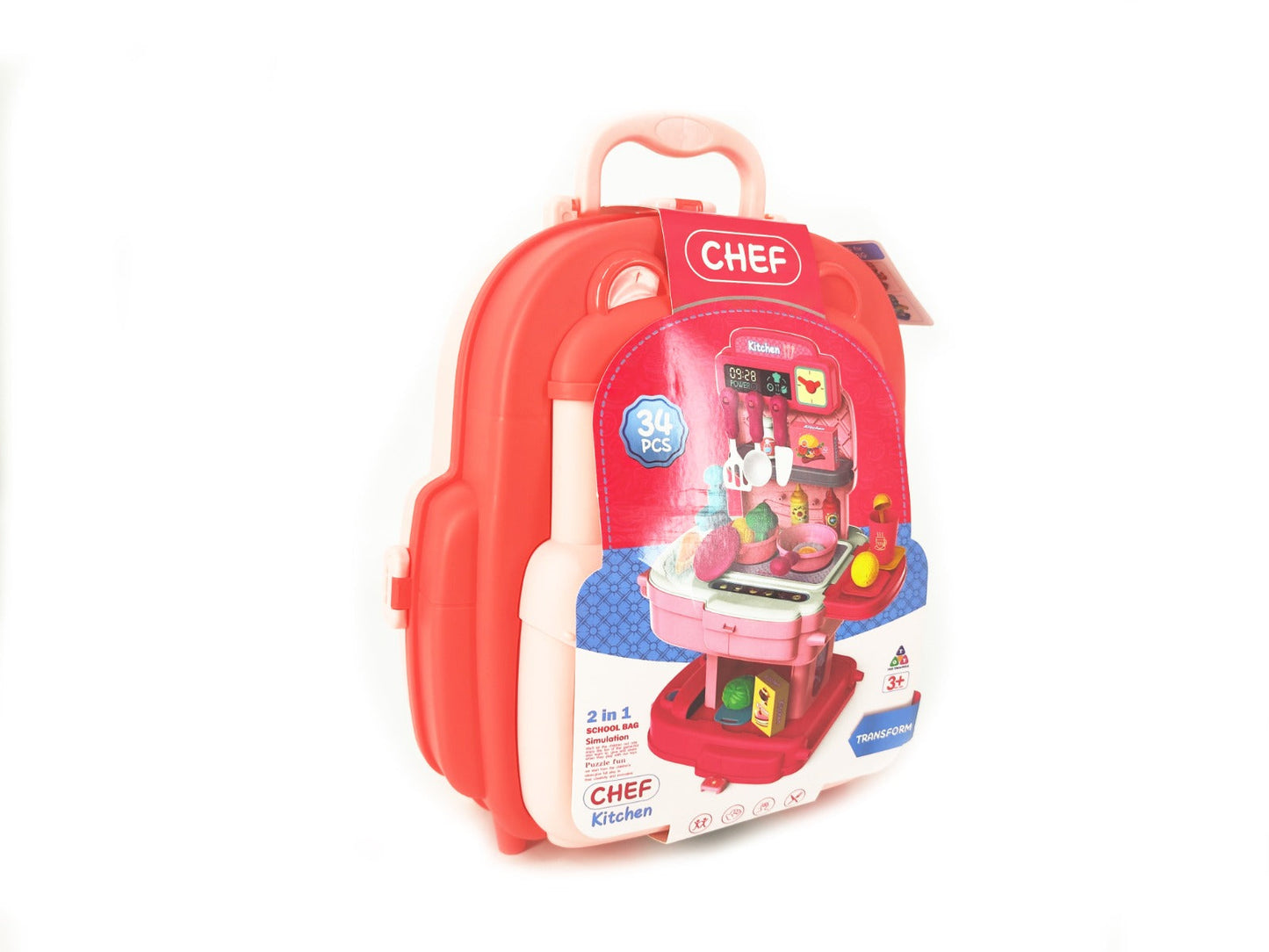 2 in 1 Kitchen Set Backpack Style
