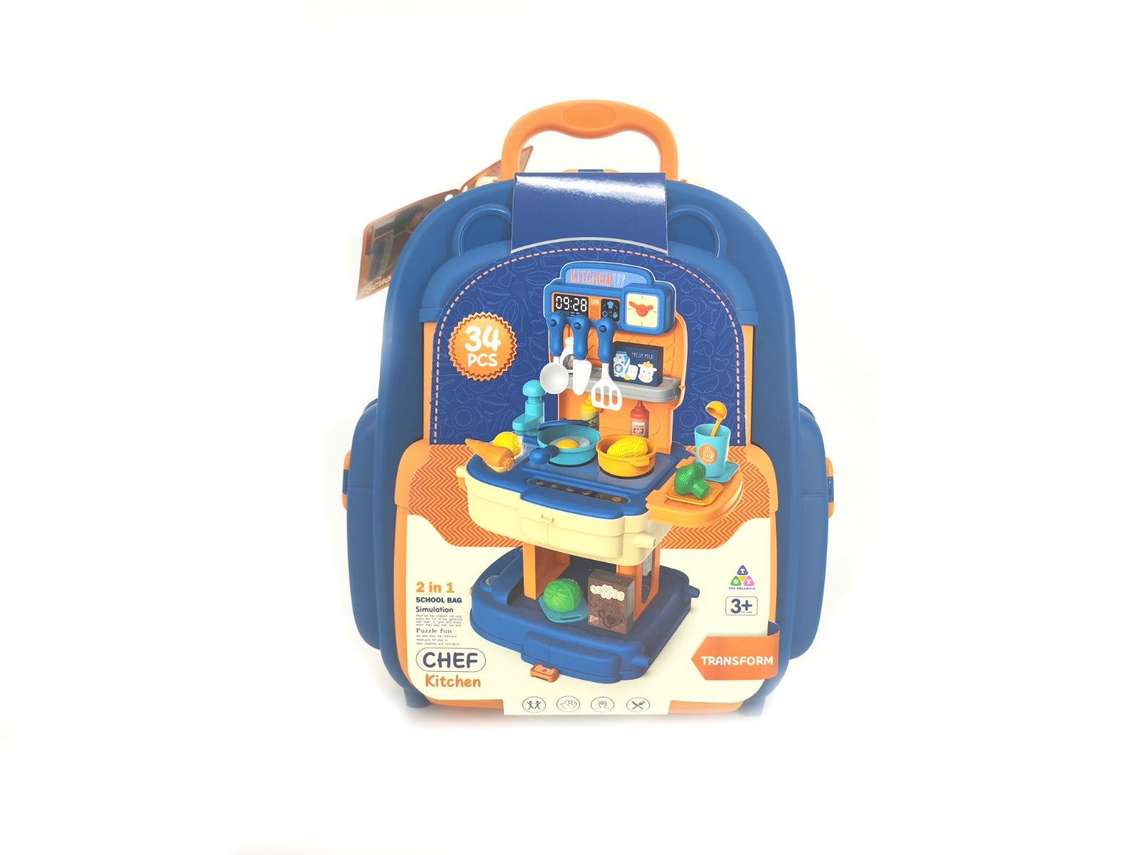 2 in 1 Tableware Bag Blue