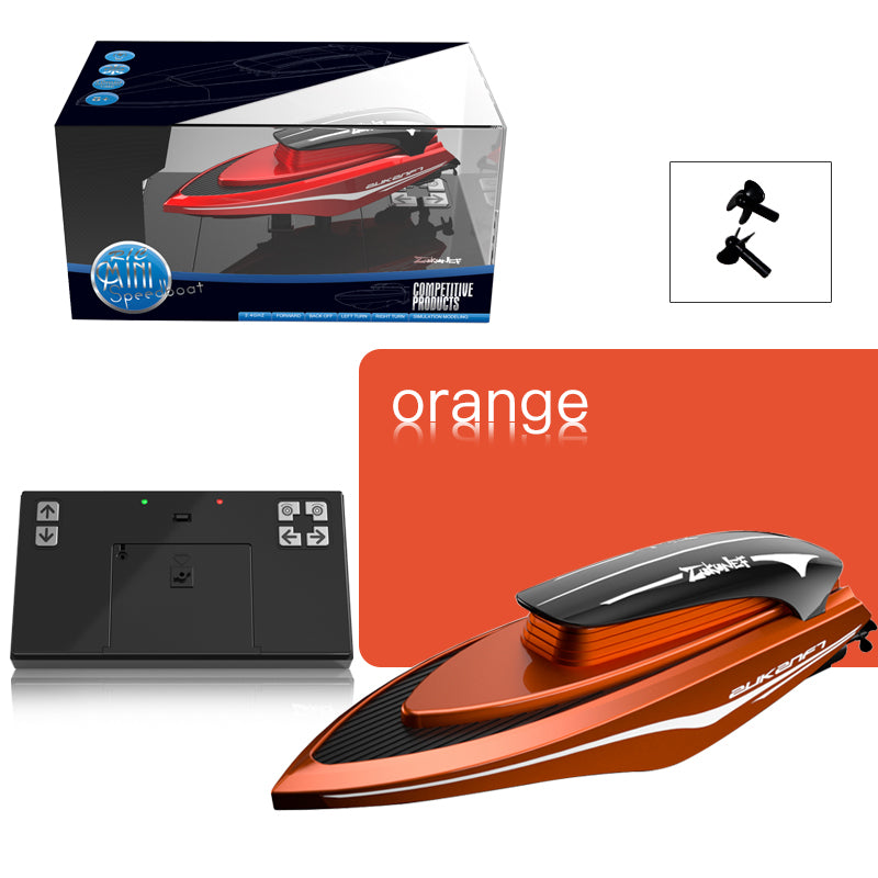 Remote Control High Speed Boat With Light Red