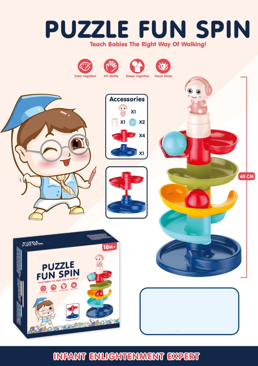 Play & Learn Infant Spin Toy with Light