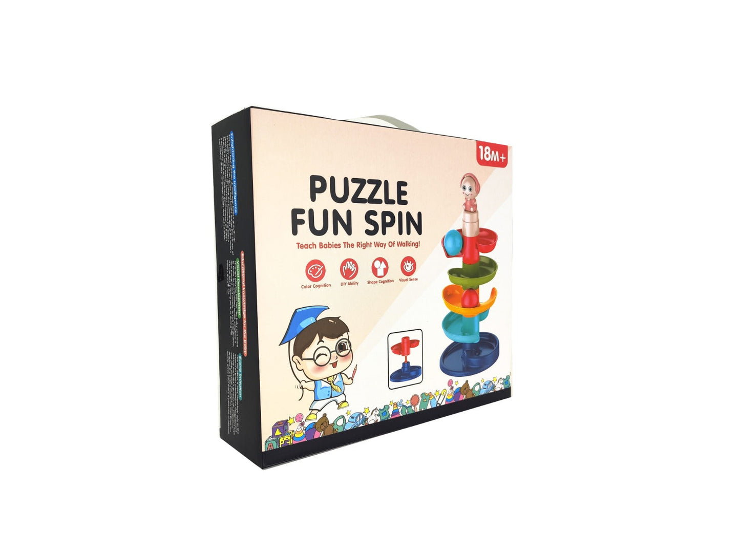 Play & Learn Infant Spin Toy with Light