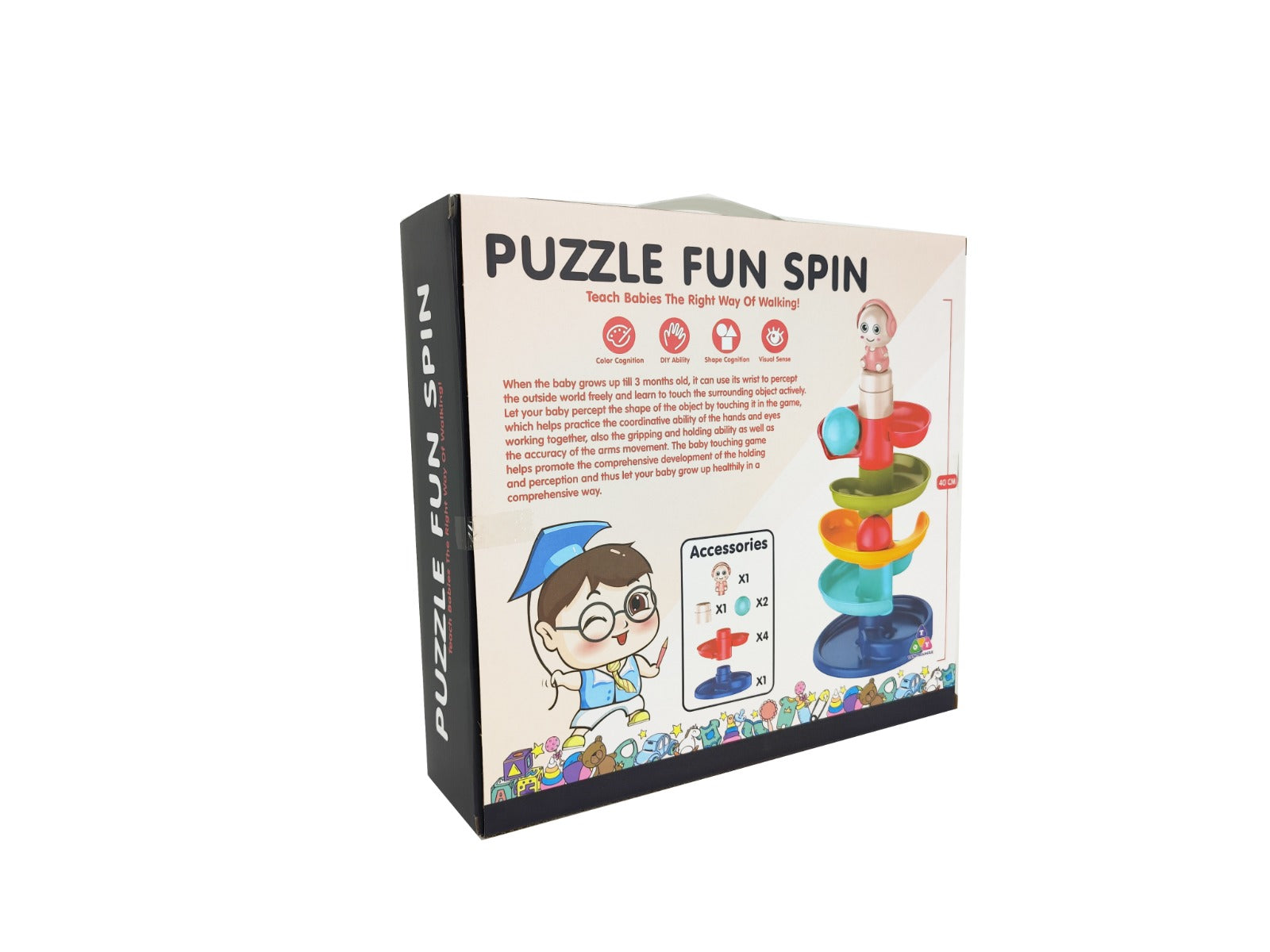Play & Learn Infant Spin Toy with Light