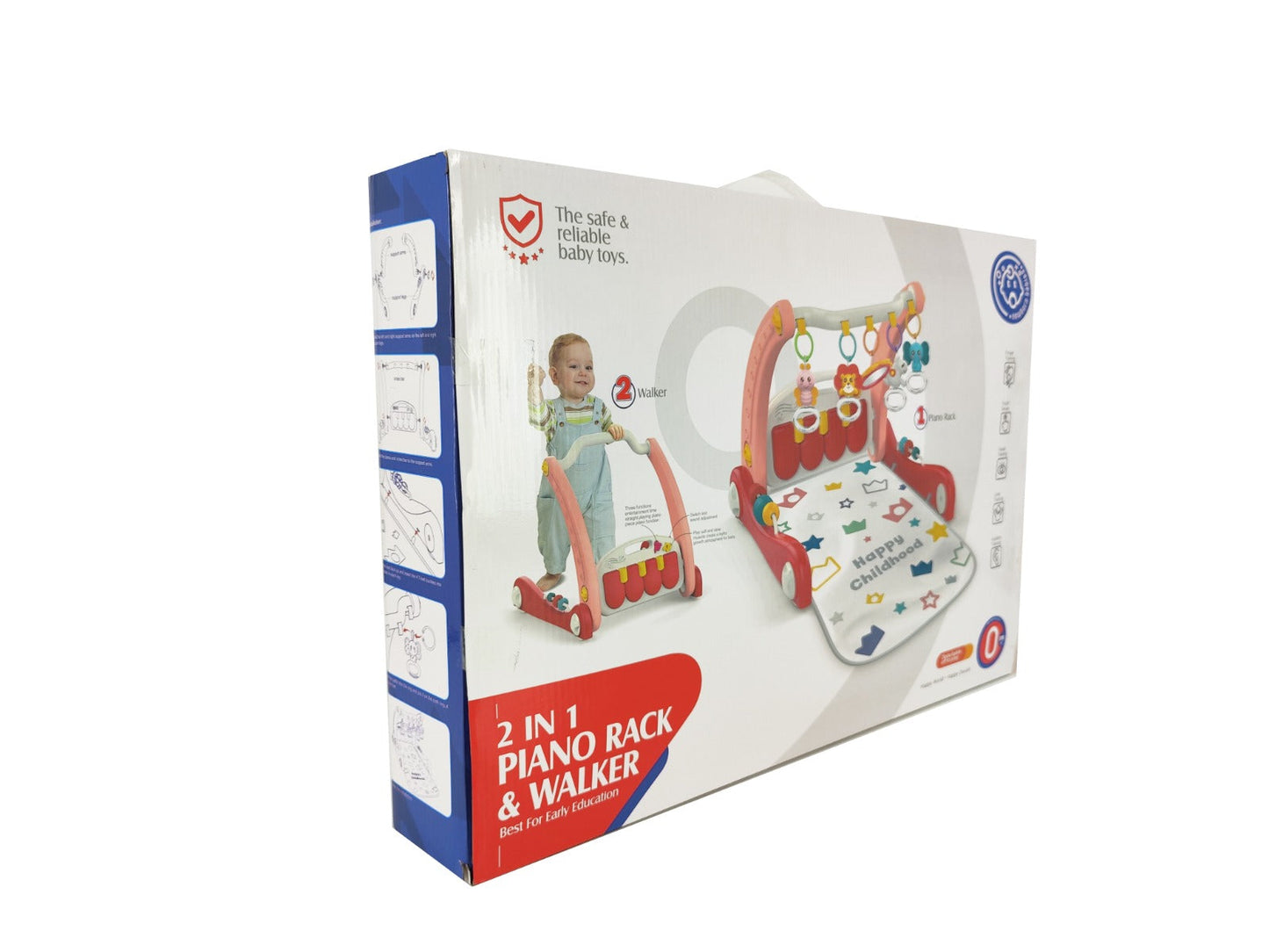 Play & Learn Infant 2 in 1 Walker and Playmat