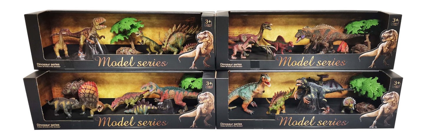 Model Animal Series Figure Dinosaur 5pcs Set Assorted