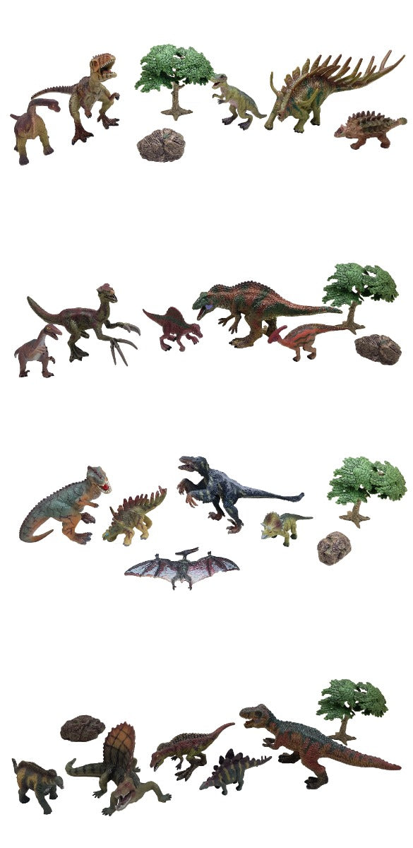 Model Animal Series Figure Dinosaur 5pcs Set Assorted