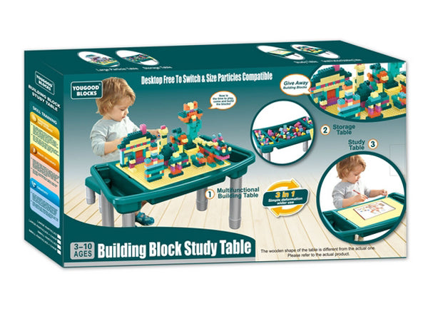 Building Block Study Table Multi Activity Table Set Toys UG7702