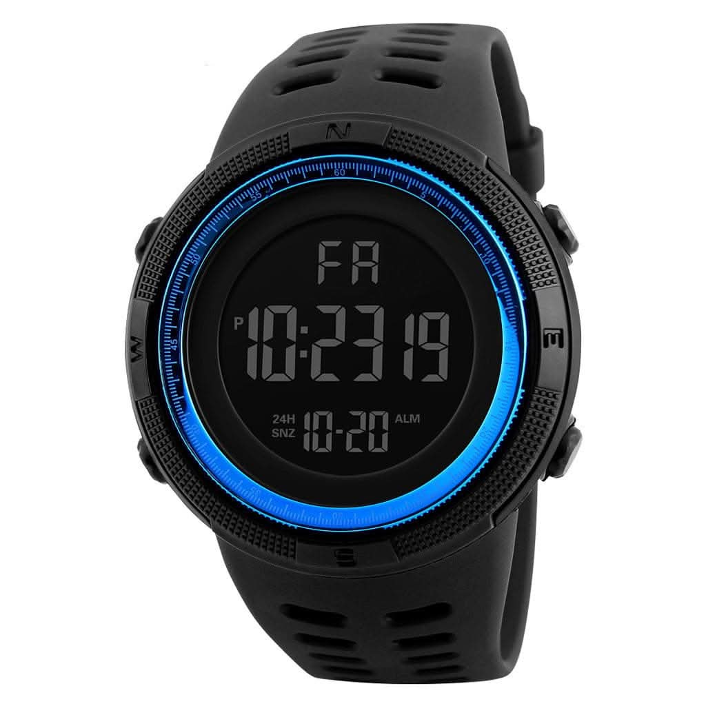Men's Large Dial Sports Electronic Watch