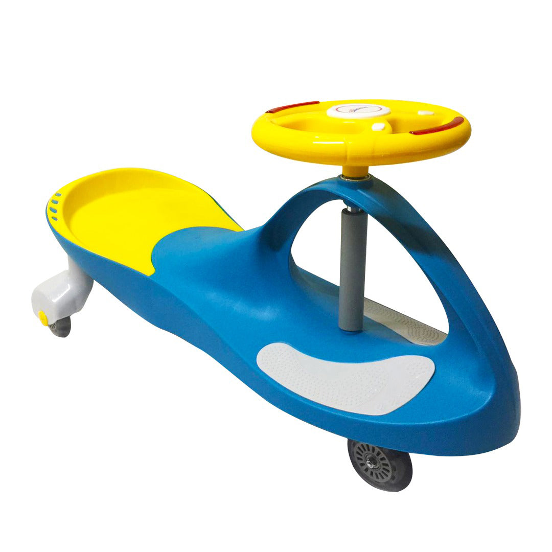 Baby Swing Car With Music And Lights On Wheels Assorted