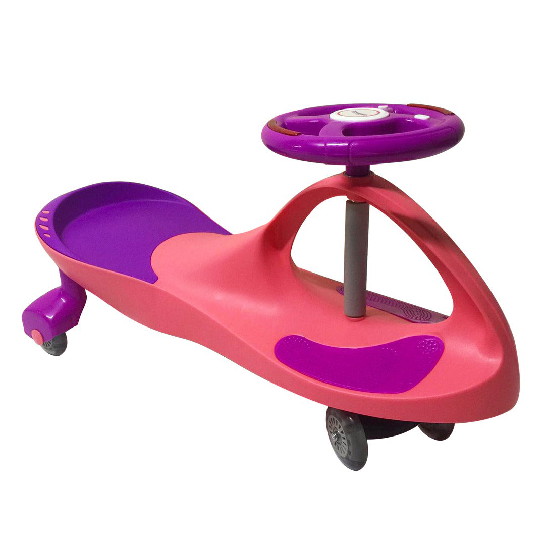 Baby Swing Car With Music And Lights On Wheels Assorted