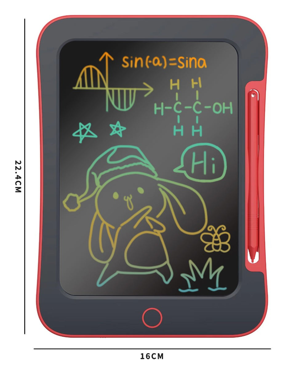 Red Black Cap 8.5 inch LCD Writing Pad
