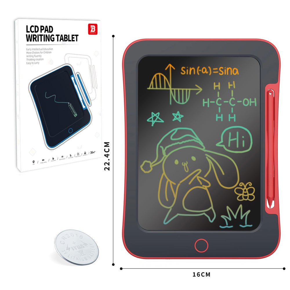 Red Black Cap 8.5 inch LCD Writing Pad