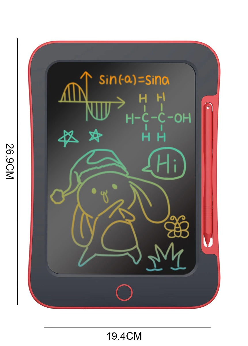 Red Black Cap 10.5 inch LCD Writing Pad