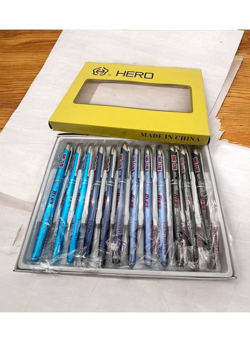 Hero Pen Fancy Pack of 12