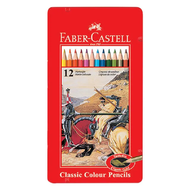 Faber Castell Classic Colour Pencils 12 Colors