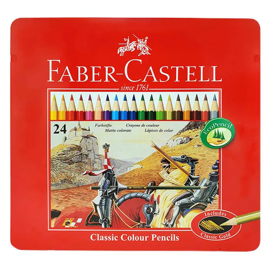 Faber Castell Classic Colour Pencils 24 Colors