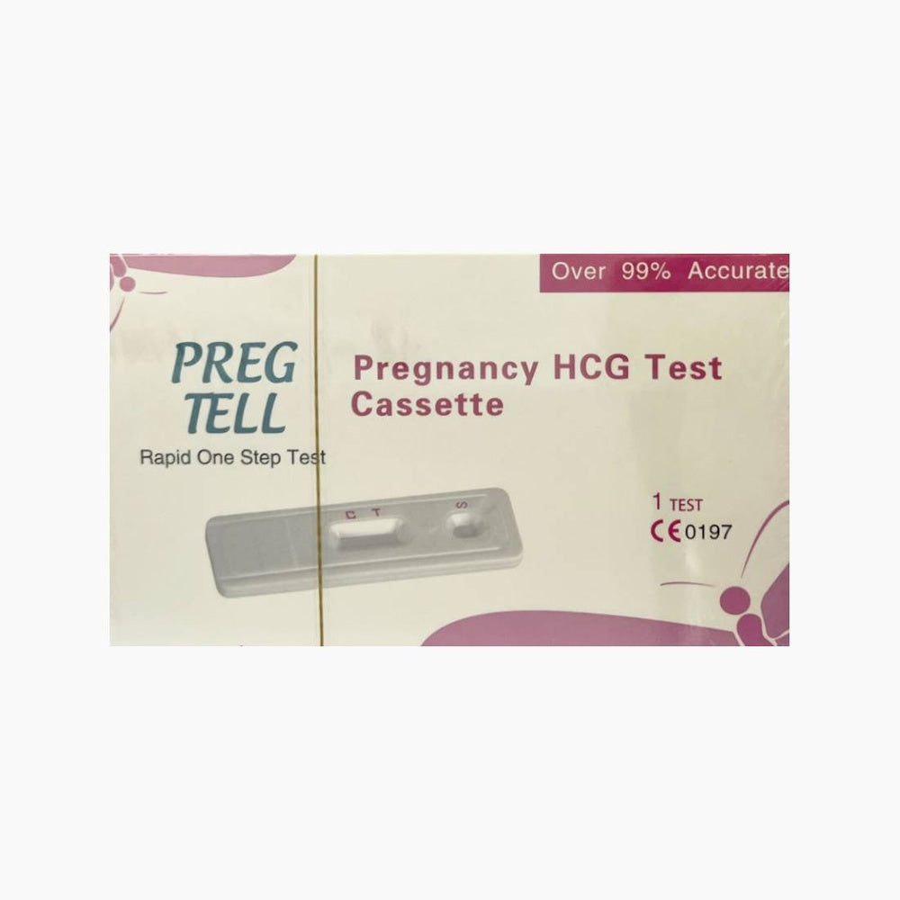 Preg Tell Hcg Pregnancy Test Cassette 1T Device 1 PC