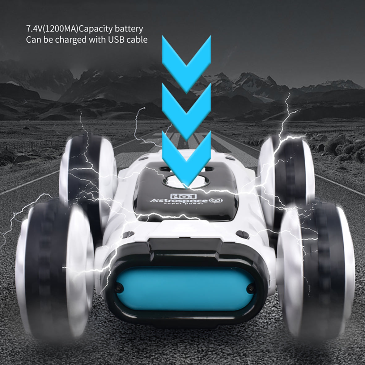 Double Sided RC Stunt Car