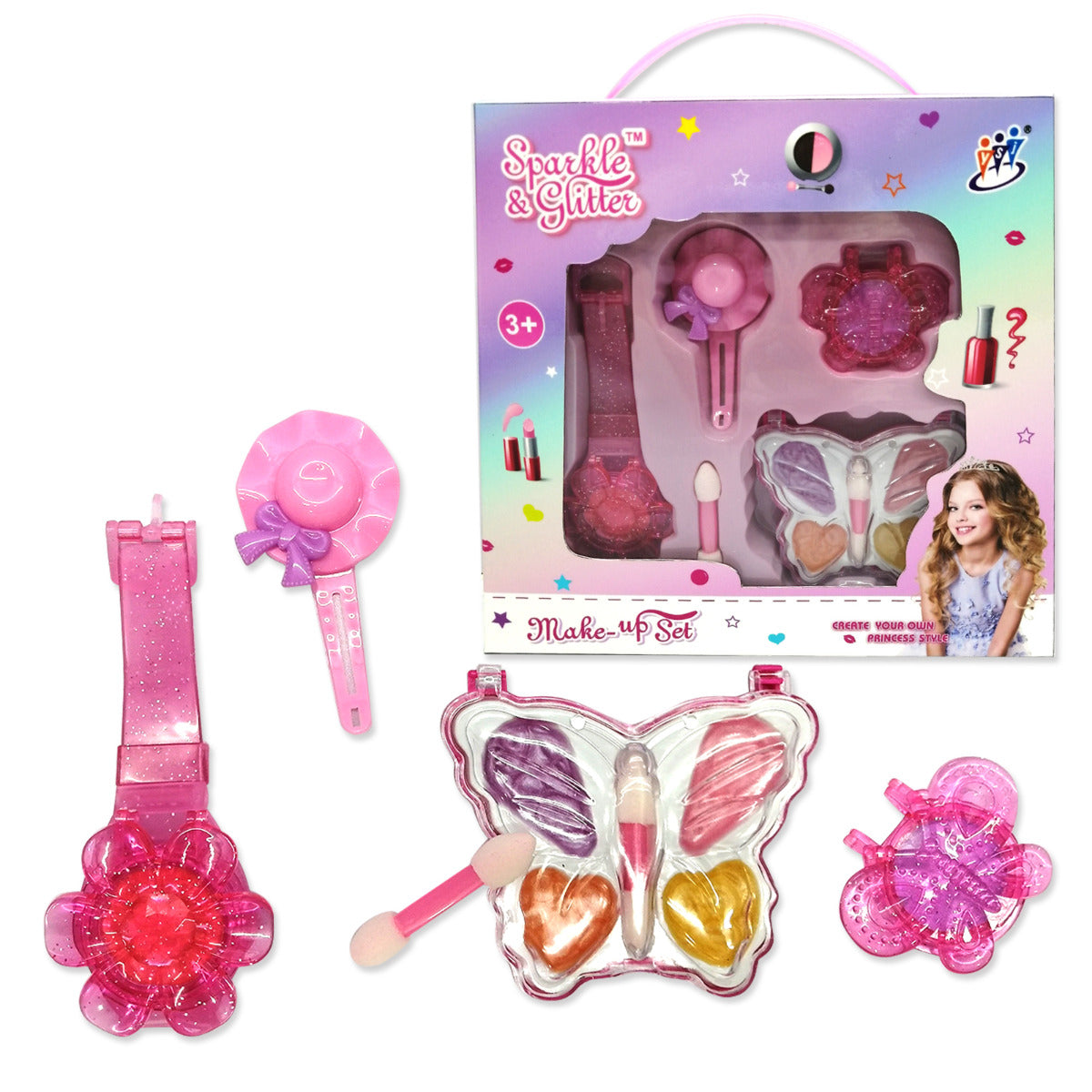 Sparkle And Gliter Make Up Set