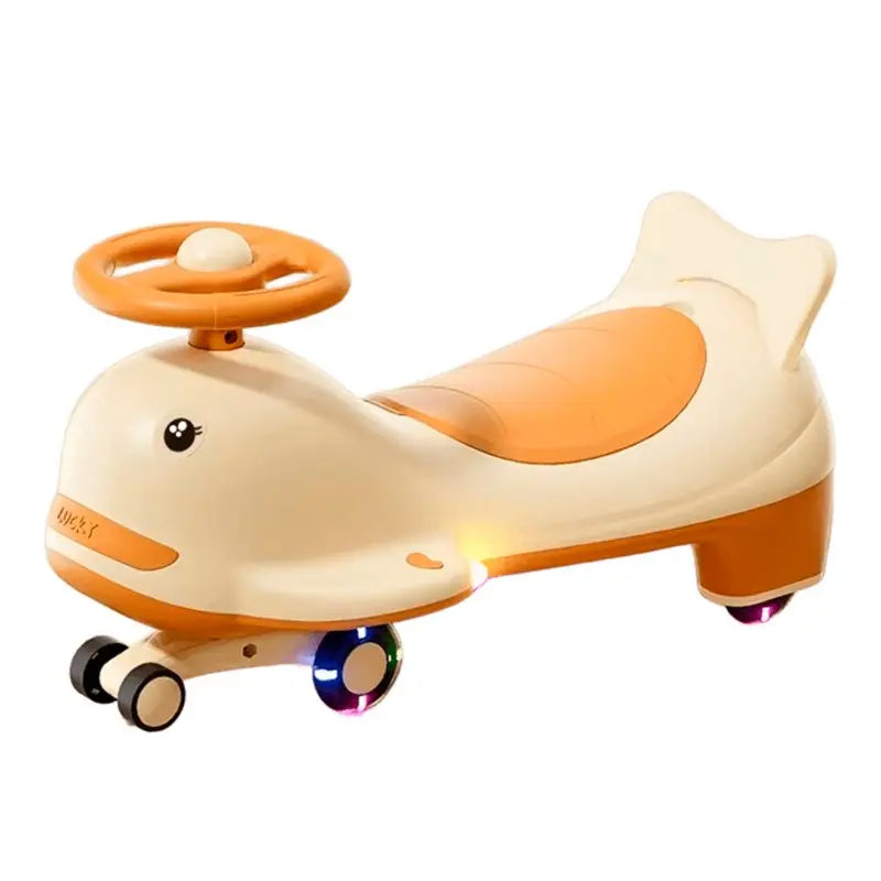 Infinity Swing Car Yellow with Lights